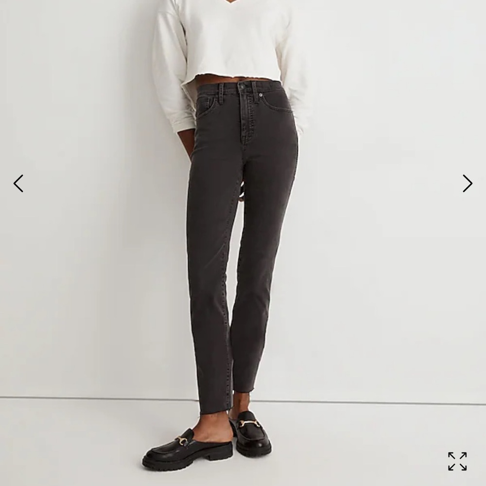 Madewell Stovepipe Jeans in Banberry Wash: Raw-Hem Edition size 29